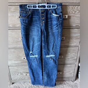 CaBi Button Fly Straight Jeans Sz 8